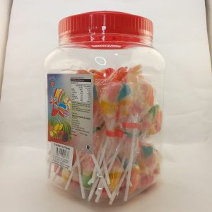 SUCETTE jumbo RAINBOW 13gx50pcsx12jars LOLLIPOP  *RUP12.23*