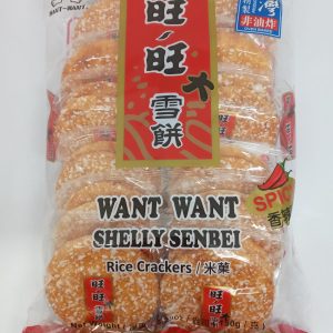 BISCUIT DE RIZ EPICE 20/150g WANT WANT shelly senbei spicyFR*R01.23 *