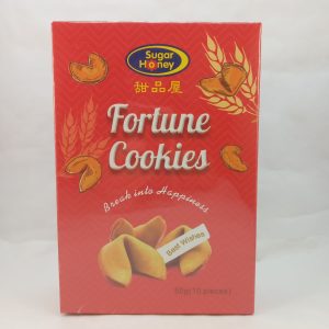 BISCUITS DE FORTUNE 10p 12/50g SUGAR HONEY fortune cookies FR *R11.25