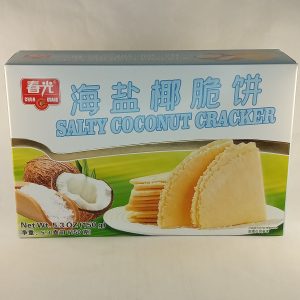 CRACKER COCO SEL 15/150g CHUN GUANG salty coconut crackerF*RUP03.23 *
