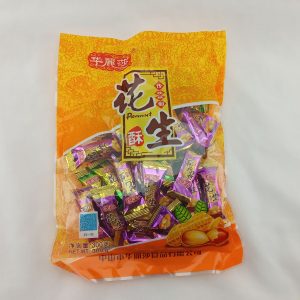 BONBON CACAHUETE 30/300g HUALISHA #CFHL02 peanut candy FR *RUP01.26*