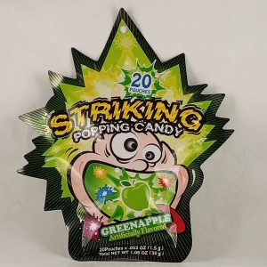 BONBON PETILLANT POMME 48/12/30g YUHIN green apple popandy FR 07.23 *