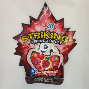 BONBON PETILLANT FRAISE 48/12/30g YUHIN strawberry popcandyFR *R2.24*
