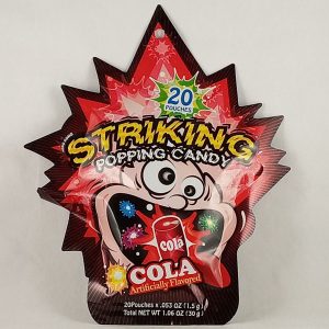 BONBON PETILLANT COCA 48/12/30g YUHIN cola popping candyFR 12.23 *