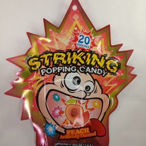 BONBON PETILLANT PECHE 48/12/30g YUHIN peach poppingcandy FR 07.23 *