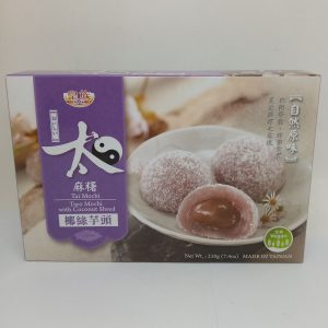 MOCHI TARO COCO 24/210g R/F coconut shred taro mochi FR 01.25 *PROMO