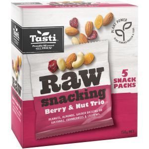RAW SNACK BERRY & NUT TRIO 5x30g 8/150g TASTI F3021B 12.24 *