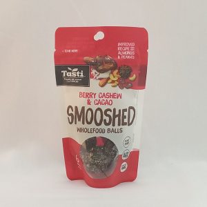 SMOOSHED BERRY CASHEW & CACAO 6pcs 8/69g TASTI F4224A  *RUP06.25 *