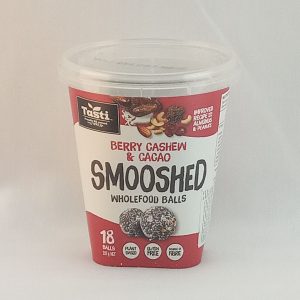 SMOOSHED BERRY CASHEW & CACAO 18pcs 8/210g TASTI F4312A *RUP06.25 *