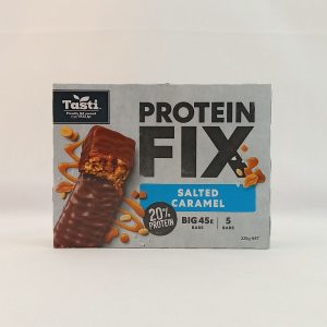 PROTEIN FIX BARS SALTED CARAMEL 5x45g 6/225g TASTI F6583A FR 10.25