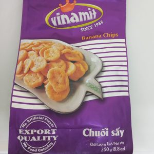 CHIPS BANANE 24/250g VINAMIT banana chips FR 04.23 *