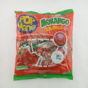 SUCETTE POPMANIA FRAISE 50pcs 20/600g #02312 *RUP10.25*