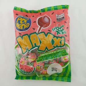 SUCETTE POPMANIA MAXXI WATERMELON 24pcs 12/672g #12279 *RUP10.25 *