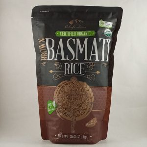 RIZ BASMATI BRUN BIO 10/1kg C/C organic brown basmati rice*R02.24*