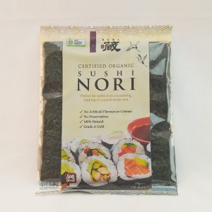 ALGUE NORI SUSHI BIO 4/12/28g KURA #KJP0100 org sushi nori FR 12.25