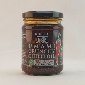 HUILE DE PIMENT CRUNCHY 6/210g KURA KJP053 umami chili oil FR *R12.25