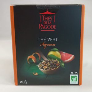 THE VERT AGRUMES BIO 20infusettes 40g TDLP STVABIO 09.25