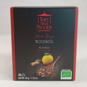 THE ROOIBOS CITRON GINGEMBRE BIO 20inf 6/40g TDLP SROO 09.25