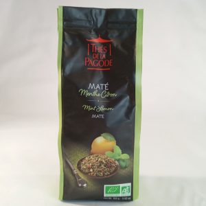 MATE MENTHE CITRON 6/100g THE DE LA PAGODE 6MMCBIO 09.25