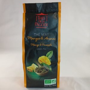 THE VERT MANGUE ANANAS BIO 6/100g THE DE LA PAGODE 6TVMABIO 09.25