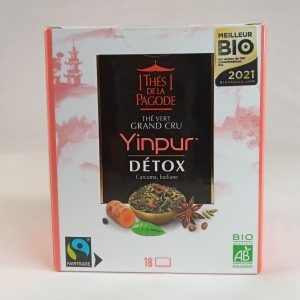 THE VERT YINPUR BIO DETOX 18inf 6/36g THE DE LA PAGODE YP18 09.25