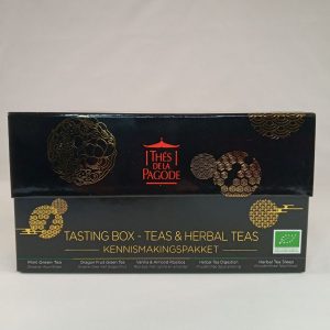 COFFRET EMPIRE CELESTE NOIR 25u 6/48gTHE DE LA PAGODE CDEC 01.24 *