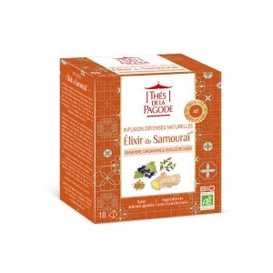 INFUSION ELIXIR DU SAMOURAI18inf 6/32.4g THE DE LA PAGODE SIESA 09.25