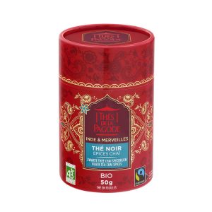 THE NOIR EPICES CHAI BIO ED LIMITE 50g THE DE LA PAGODE BCIM 01.24 *
