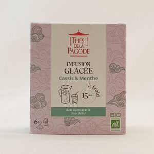 INFUSION GLACEE CASSIS MEN6inf BIO 42g THE DE LA PAGODE #SIGCM 09.25