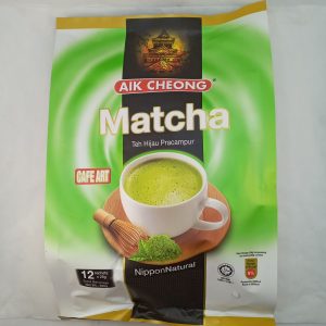 THE MATCHA LATTE 20/300g AIK CHEONG teh hijau pracampur FR *RUP10.23