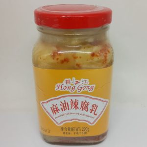 PATE DE SOJA BLANC 12/290g HONG GONG chili bean curd sesame *RUP1.22*