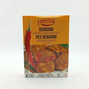 PATE DE CURRY RENDANG 6/12/200g CHILLIZ dry curry paste FR *R04.25 *