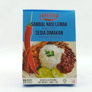 SAMBAL NASI LEMAK 6/12/200g CHILLIZ FR *RUP04.25