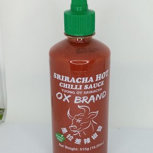SAUCE SRIRACHA 12/515g OX BRAND #SAOX01 chili sauce FR *RUP08.22 *