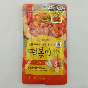 SAUCE TOPOKKI SWEET 4/6/150g SEMPIO #KRS108 FR *RUP02.26*