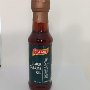 HUILE DE SESAME NOIR 2/12/150ml AMOY black sesame oil FR *RUP11.22 *