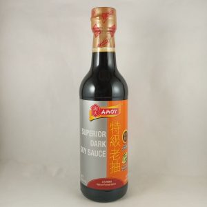 SAUCE SOJA SUP FONCE 12/500ml AMOY Sup dark soy AMO0135 FR 09.23 *