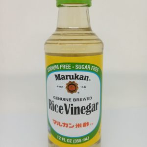 VINAIGRE DE RIZ 12/355ml MARUKAN seasoning vinegar green**RUP 01.22*