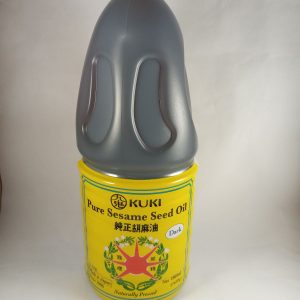 HUILE DE SESAME PURE 6/1.8L KUKI dark sesame oil 11.22 *