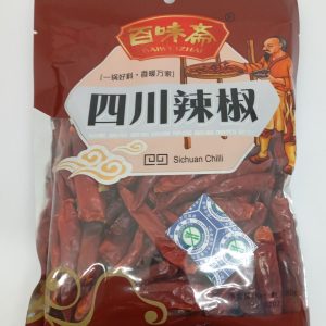 PIMENT SICHUAN ENTIER 30/80g BAIWEIZHAI SPBW605 sichuan chili*R04.24*