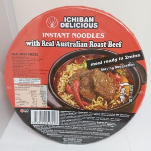 SOUPE RAMEN BOEUF ROTI 6/200g WEI LIH ichiban roastedbeef FR 11.24 *