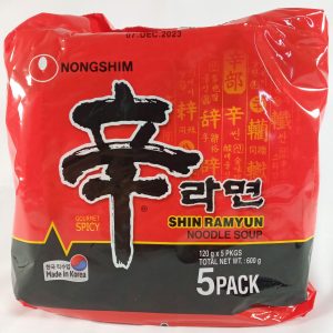 SOUPE SHIN RAMYUN 8pk/5x120g NONGSHIM FR 05.23 *RUP06.23*