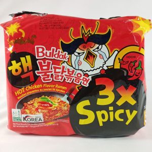 SOUPE SAMYANG BULDAK HOT CHICKEN 3XSPICY 8pk/5x140g 12.23 *