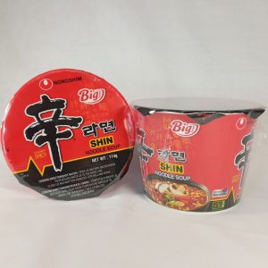 SOUPE SHIN BIGBOWL 16/114g NONGSHIM #NON0059 FR 03.26