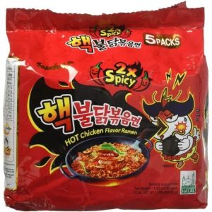 SOUPE SAMYANG BULDAK HOT POULET RAMEN 2XSPICY 8/5x140g FR *RUP09.23 *