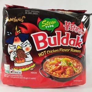 SOUPE SAMYANG BULDAK HOT CHICKEN STEW 8pk/5x145g FR 12.23 *