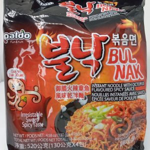 RAMEN INSTANTANE POULPE EPICE 4/520g PALDO bulnak spicy octopu*R6.23*