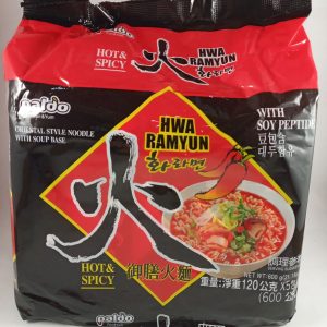 RAMEN HWA HOT&SPICY 4/600g PALDO hwa ramyun FR 12.22 **