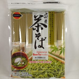 PATE SOBA AU THE VERT 12/640g JBA Chasoba green tea soba  FR *R6.25 *