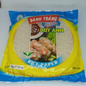 GALETTE DE RIZ 22cm 40/500g goi cuon DUY ANH 2en1 *RUP02.24*